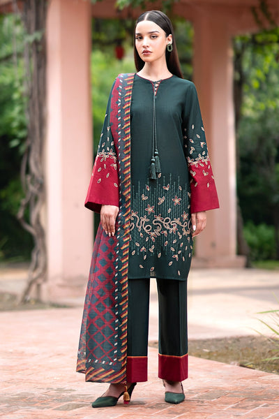 3PC Embroidered MM0036