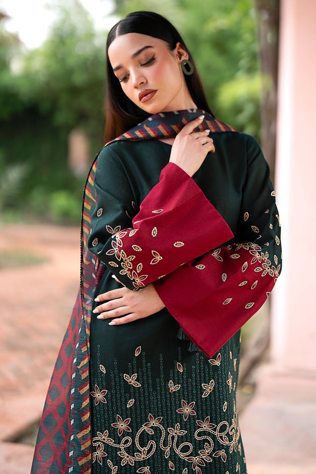 3PC Embroidered MM0036