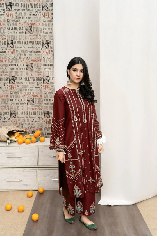 3PC Embroidered MM0045