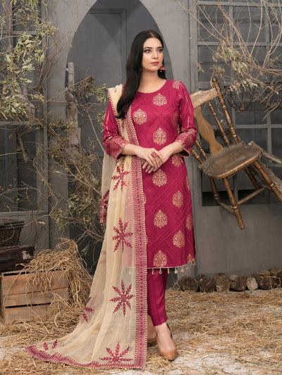 3PC Embroidered MM0046