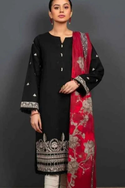 3PC Embroidered MM0033
