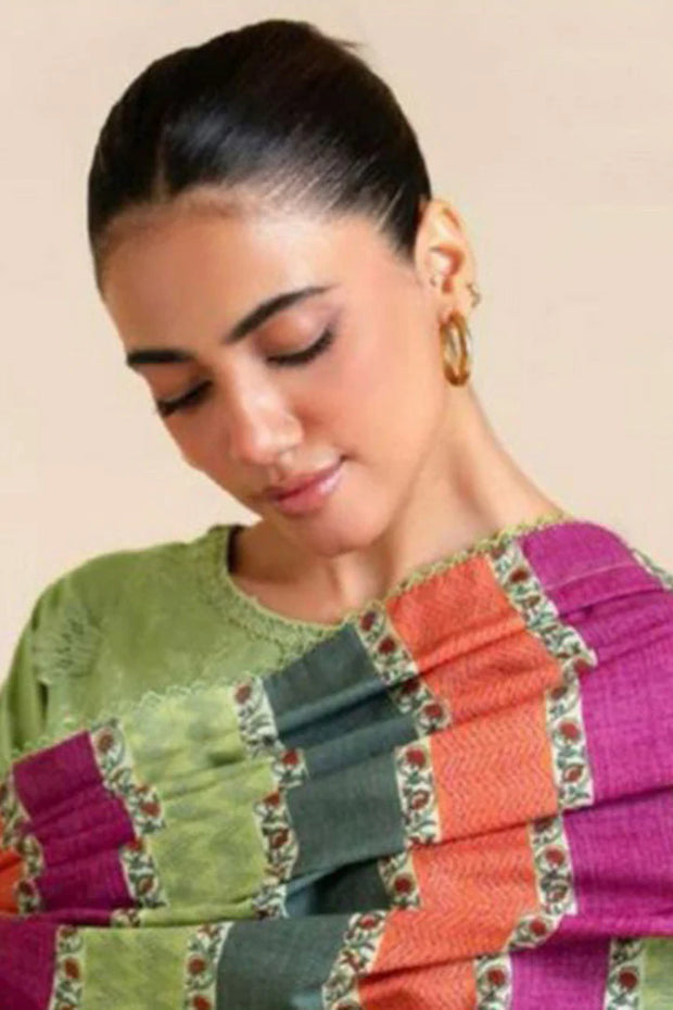 3PC Embroidered MM0051