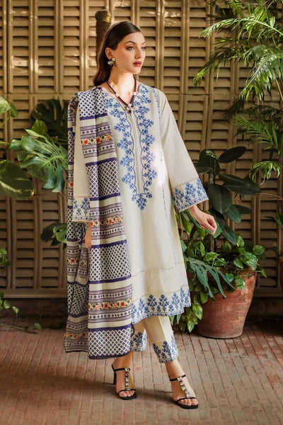 3PC Embroidered MM0034