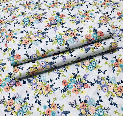 COTTON FLORAL PRINTS 2PC
