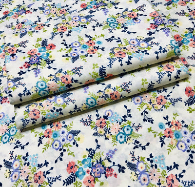 COTTON FLORAL PRINTS 2PC