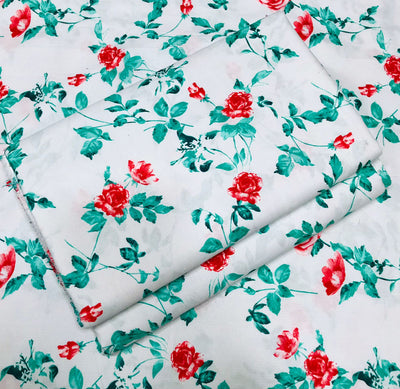 COTTON FLORAL PRINTS 2PC