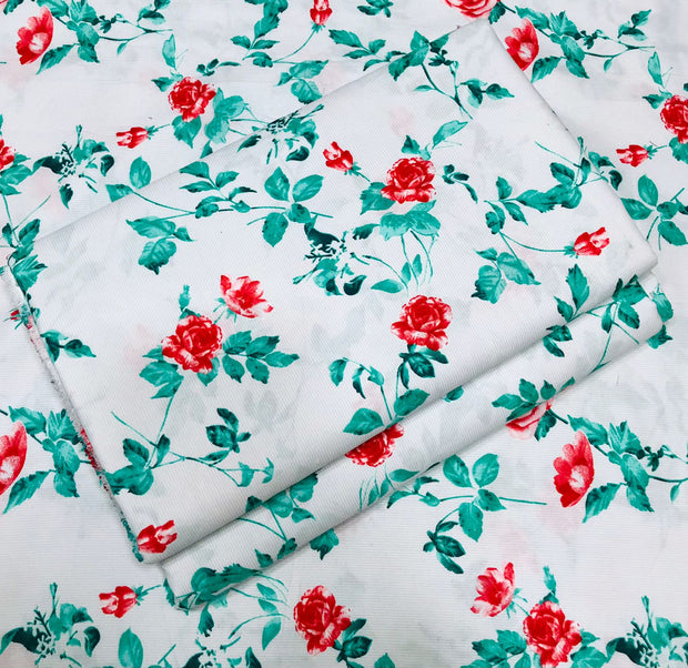 COTTON FLORAL PRINTS 2PC