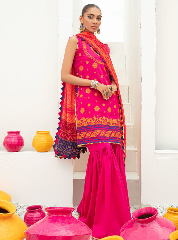 3PC Embroidered MM0037