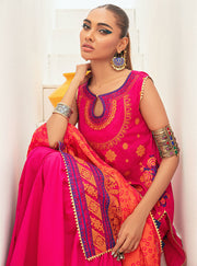 3PC Embroidered MM0037