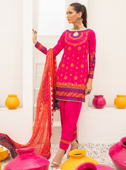 3PC Embroidered MM0037