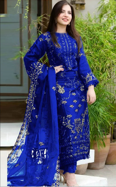 3PC Embroidered MM0014